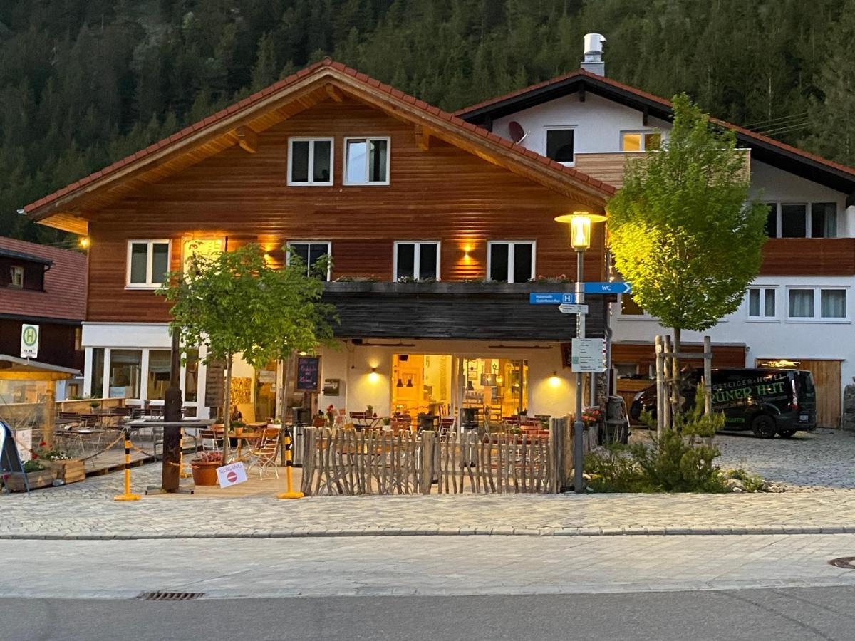 Bergsteiger-Hotel Grüner Hut Bad Hindelang Exterior foto